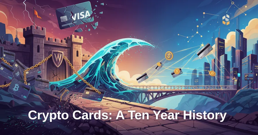 Crypto Cards: A Ten-Year History (2015–2026)
